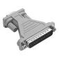 Serial/Parallel  Adapter, DB9F to DB25M