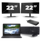 Dell Latitude 3310 - Intel Core i3-8e Generatie - 13 inch - 8GB RAM - 256GB SSD - Windows 11 + 2x 22 inch Monitor
