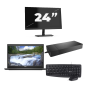Dell Latitude 3420 - Intel Core i3-11e Generatie - 14 inch - 16GB RAM - 256GB SSD - Windows 11 Home + 1x 24 inch Monitor