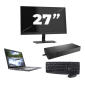 Dell Latitude 5410 - Intel Core i5-10e Generatie - 14 inch - 8GB RAM - 256GB SSD - Windows 11 Home + 1x 27 inch Monitor