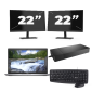 Dell Latitude 5420 - Intel Core i7-11e Generatie - 14 inch - 16GB RAM - 256GB SSD - Windows 11 + 2x 22 inch Monitor