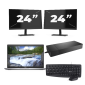 Dell Latitude 5420 - Intel Core i3-11e Generatie - 14 inch - 16GB RAM - 256GB SSD - Windows 11 Home + 2x 24 inch Monitor