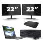 Dell Latitude 7300 - Intel Core i5-8e Generatie - 13 inch - 8GB RAM - 256GB SSD - Windows 11 + 2x 22 inch Monitor