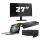 Dell Precision 3550 - Intel Core i7-10e Generatie - 15 inch - 16GB RAM - 256GB SSD - GPU - Windows 11 Home + 1x 27 inch Monitor