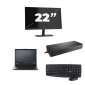 Fujitsu LIFEBOOK E5410 - Intel Core i5-10e Generatie - 14 inch - 8GB RAM - 256GB SSD - Windows 11 Home + 1x 22 inch Monitor