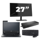 Fujitsu LIFEBOOK E5410 - Intel Core i5-10e Generatie - 14 inch - 8GB RAM - 256GB SSD - Windows 11 Home + 1x 27 inch Monitor