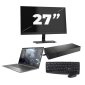 HP ZBook Firefly 14 G8 - Intel Core i7-11e Generatie - 14 inch - 16GB RAM - 256GB SSD - GPU - Windows 11 Home + 1x 27 inch Monitor
