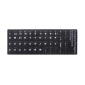 Notebook Keyboard Stickers Portugal Black-White