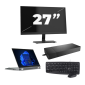 Lenovo Thinkpad L13 Yoga Gen 3 - Intel Core i5-12e Generatie - 13 inch - Touch - 16GB RAM - 256GB SSD - Windows 11 Home + 1x 27 inch Monitor