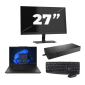 Lenovo ThinkPad X13 - Intel Core i5-10e Generatie - 13 inch - 8GB RAM - 256GB SSD - Windows 11 Home + 1x 27 inch Monitor