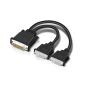 Video Splitter Cable  DMS-59 to 2x DVI 338285-009