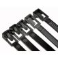 5PCS* Black Reusable Resealable Cable Ties 8*250mm