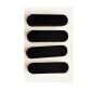 Generic Desktop Rubber Bottom Feet Cuboid 22-10-3mm van 4