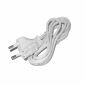 Netsnoer (EU) 2-pin, 1.5 meter, Wit
