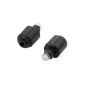 Optische Audio Toslink - Mini jack adapter (toslink)