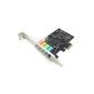 PCI-E  5.1 Channel  CMI8738 Audio Sound Card