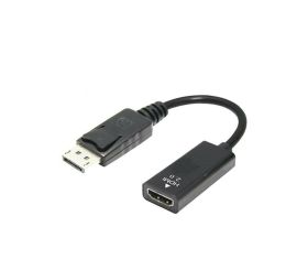 DisplayPort Male to HDMI 2.0 Female Adapter Cable, 4K UHD Support, Black