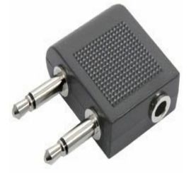 Flight adapter / Airplane headphone socket adapter