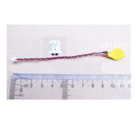 BIOS CMOS battery CR1220 with cable 2-pin stekker