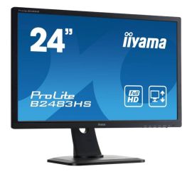 iiyama ProLite B2483HS-B1 - 24 inch - 1920x1080 - DVI - HDMI - VGA - Zwart