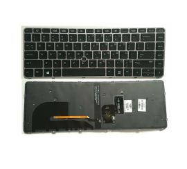 Notebook keyboard for HP EliteBook 745 G3 G4 840 G3 G4 with pointstick backlit frame silver