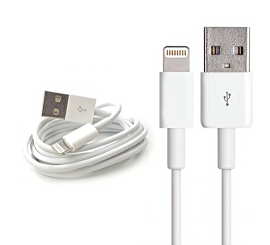 8 Pin USB kabel voor iPhone, iPod | kleur Wit 100CM