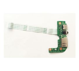 Notebook USB Port Audio Jacks Board for Asus  X555L X555LD with cable pulled