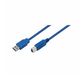 USB 3.0 A Male to B Male, blue, 3M, CU0046
