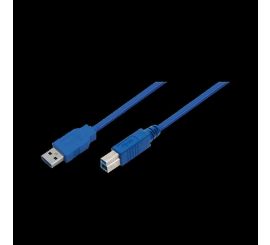 USB 3.0 A Male to B Male, blue, 1M, CU0044