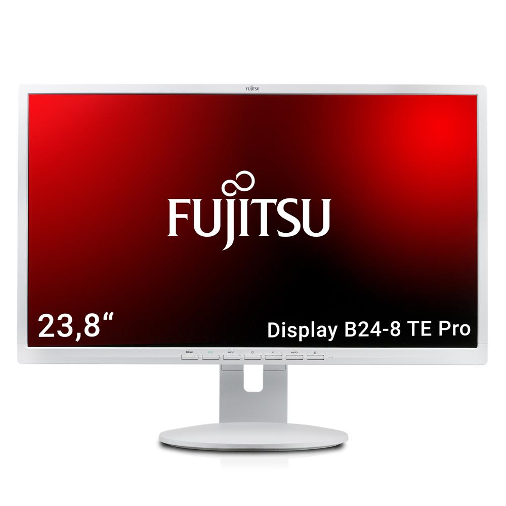Fujitsu B24-8 TE Pro – 24 inch – 1920×1080 – DP – DVI – VGA – Wit