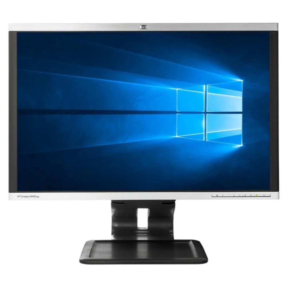HP Compaq LA2405x - 24 inch - 1920x1200 - DP - DVI - VGA - Grijs