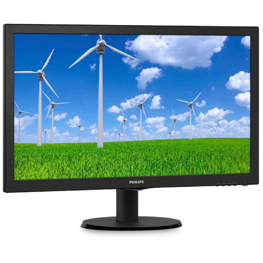 Philips 243S5LJMB – 24 inch – 1920×1080 – DP – DVI – HDMI – VGA – Zwart