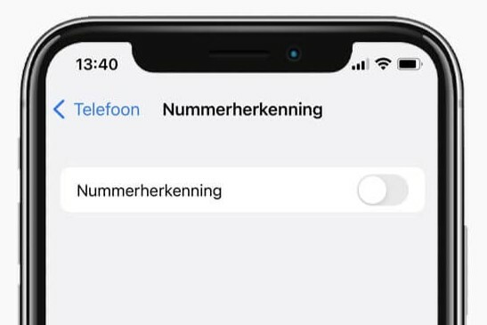 anoniem bellen iphone